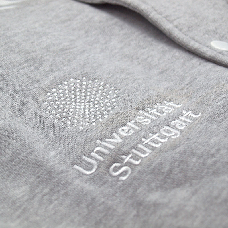Unisex Collegejacke (heather grey)
