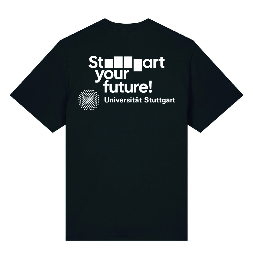T-Shirt: Start your future - Schwarz
