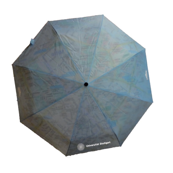 Umbrella with city map